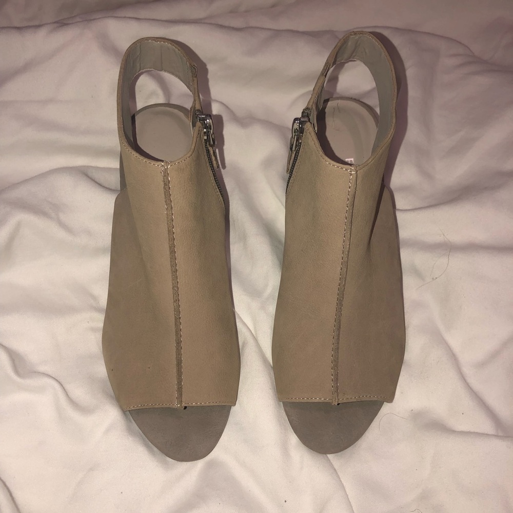 Gray booties
